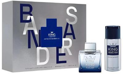 Antonio Banderas King of Seduction EDT & Deodorant Spray Set For Men