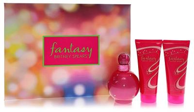 Britney Spears Fantasy EDP Body Souffle and Shower Gel Set For Women