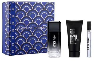 Carolina Herrera 212 VIP Black EDP & Shower Gel Set For Men