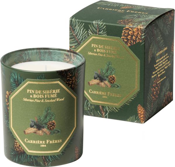 Carrière Frères Siberian Fir & Smoked Wood Candle