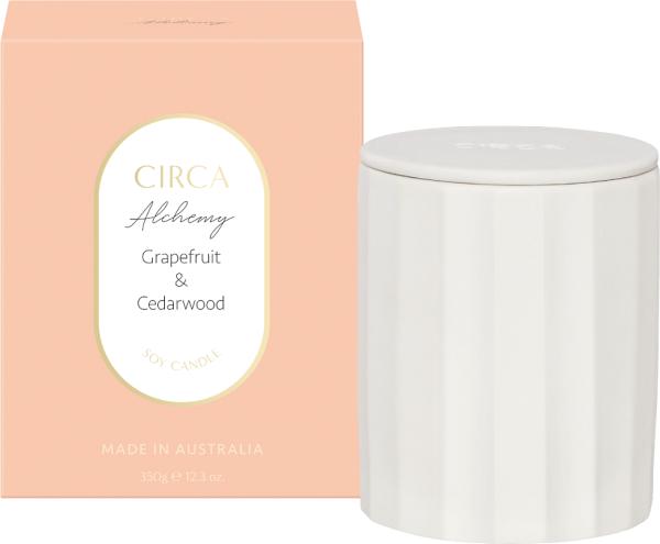 Circa Alchemy GRAPEFRUIT & CEDARWOOD Candle 350g