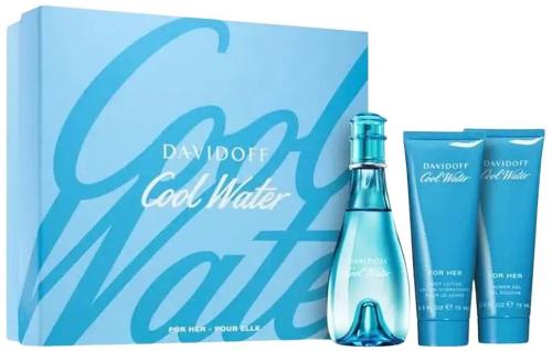 Davidoff Cool Water EDT Woman Shower & Body Lotion Set