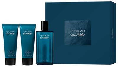 Davidoff Cool Water Men EDT 125ml 3 Piece Gift Set