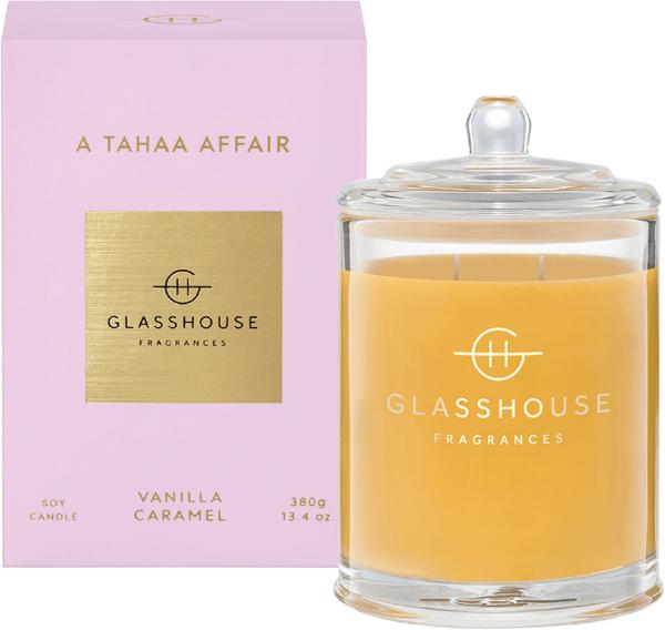 Glasshouse Fragrances A TAHAA AFFAIR 380g Soy Candle