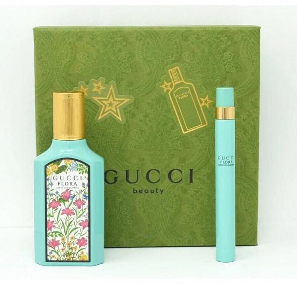 Gucci Flora Gorgeous Jasmine EDP Set For Women