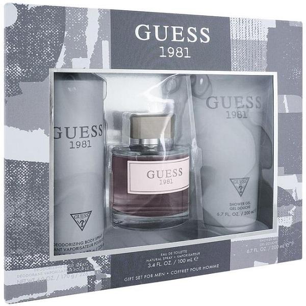 Guess 1981 For Men EDT & Body Care Set