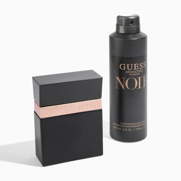 Guess Seductive Homme Noir EDT and Body Spray Set For Men