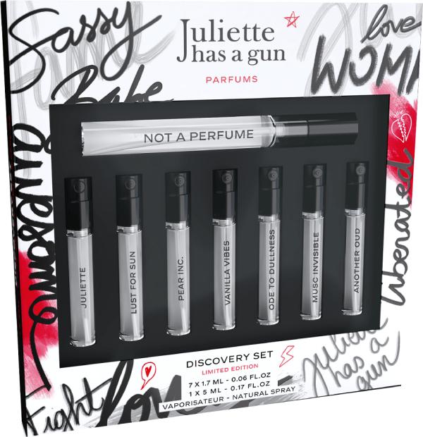 Juliette Has A Gun Juliette Discovery Set (5ml NAP + Juliette, Lust, Pear Inc, Vanilla Vibes, Ode To