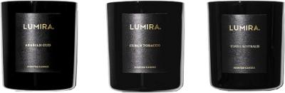 Lumira TALL, DARK & HANDSOME Arabian Oud, Cuban Tobacco & Terra Australis 3 x 60g