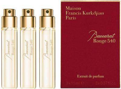 Maison Francis Kurkdjian Paris Baccarat Rouge 540 Extrait De Parfum, Three 11ml bottles