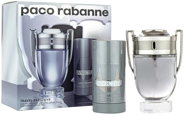 Rabanne Invictus EDT Deodorant Travel Set