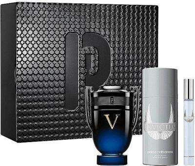 Rabanne Invictus VICTORY EDP Extreme 100ml 3 Piece Luxury Gift Set