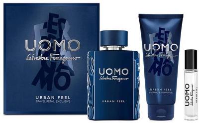 Salvatore Ferragamo Uomo & Urban Feel Mini EDT Travel Set