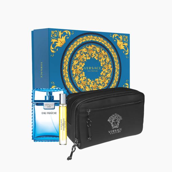 Versace Man Eau Fraiche EDT Travel Bag Set