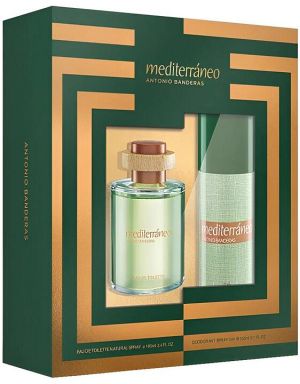 Mediterraneo EDT & Deodorant Spray Set For Men