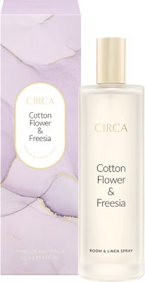 120ml Room & Linen Spray Cotton Flower & Freesia