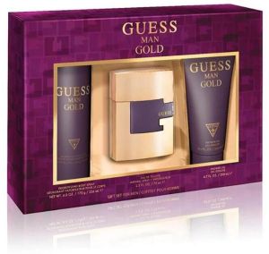 Gold EDT Shower Gel & Body Spray Set For Men