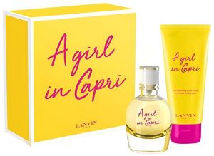 A Girl in Capri EDT Body Lotion Set for Women